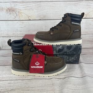 Wolverine Trade Wedge 6" Mens Sz 6.5 Soft Toe Work Boots